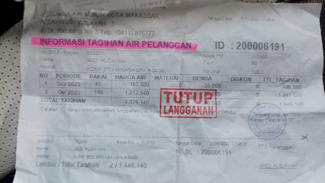 Komplain ‘GRB’ Karena Meteran Air Dicabut, Indira: Sudah Sesuai SOP