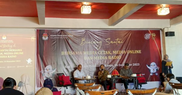 Gelar Bincang Santai, KPU Ajak Awak Media Kawal Pemilu 2024