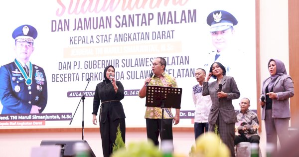 Malam Silaturahmi Berlangsung Hangat, KSAD TNI Maruli Simanjuntak: Semua Guyub di Sini