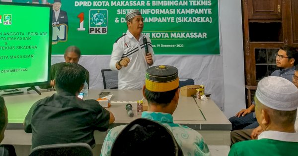 Bekali Caleg PKB Makassar, Deng Ical: AMIN Luar Biasa di Sulsel, Bisa Bantu Tingkatkan Popularitas