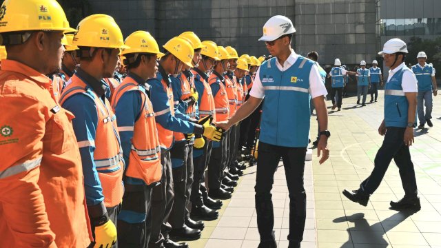 Apel kesiapsiagaan PLN menghadapi Nataru. Foto: dok