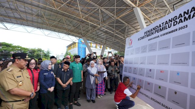 Apel Siaga Bawaslu Se-Sulsel, Pj Gubernur Bahtiar Ingatkan Hati-hati Bermedsos: Ada Polisi Siber