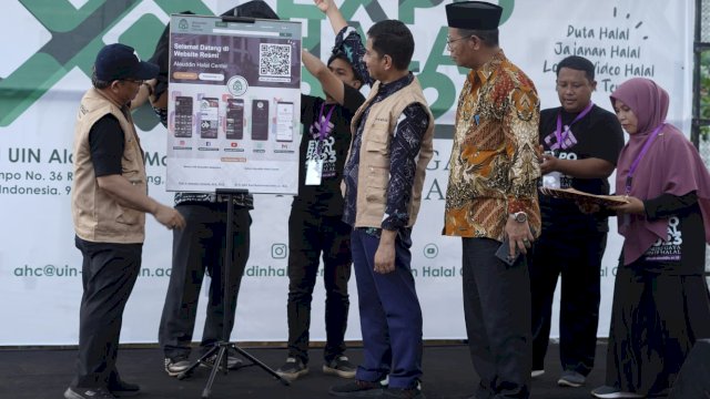 UIN Alauddin Makassar menggelar Expo Halal 2023. Foto: harian.news/sinta