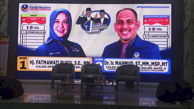 Bimtek tim dan relawan caleg Fatmawati Rusdi dan Dr Mahmud. Foto: dok