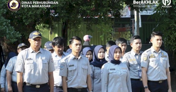 Apel Pagi Dishub Makassar, ASN dan Laskar Pelangi Kembali Diingatkan untuk Meningkatkan Kinerja dan Kedisiplinan