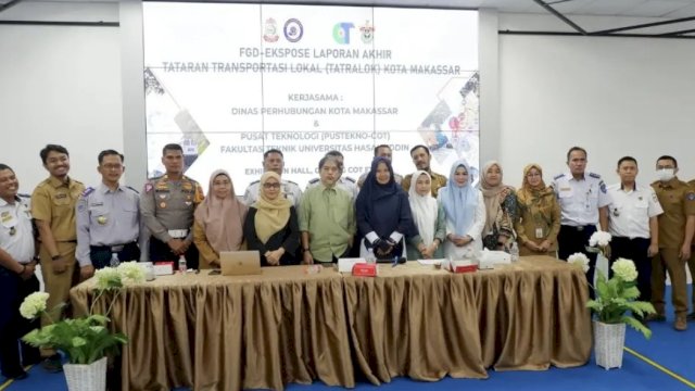 Dishub Makassar Gelar FGD Ekspose Laporan Akhir Penyusunan TATRALOK