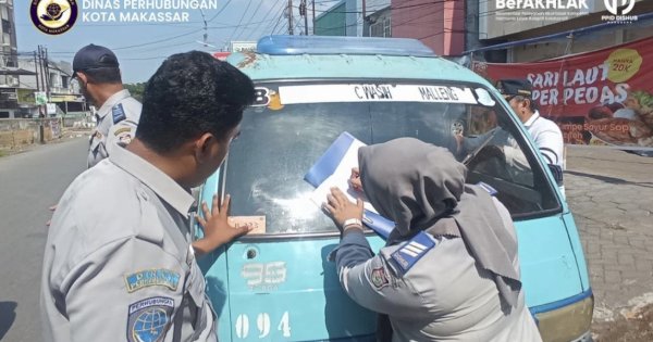 Dishub Makassar Kembali Lakukan Pendataan Angkutan Umum di Terminal Malengkeri