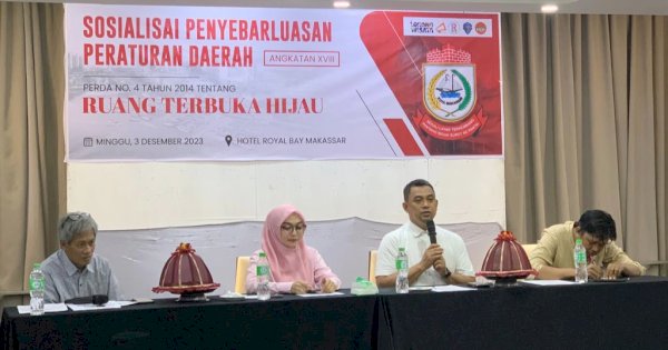 Legislator DPRD Makassar Budi Hastuti Ajak Warga Tidak Buang Sampah di Ruang Terbuka Hijau 