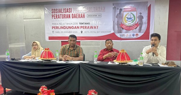 Sekretariat DPRD Makassar Gelar Sosialisasi Perda Perlindungan Perawat: Jadi Acuan Sikap, Perilaku dan Tindakan