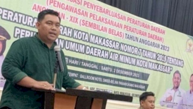 Imam Musakkar Paparkan Peran PDAM dalam Pelayanan Air Bersih&nbsp; untuk Warga Makassar