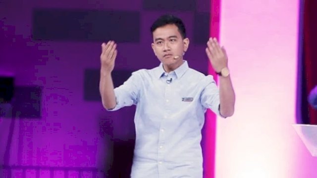 Cawapres nomor urut 2, Gibran Rakabuming Raka ||Foto:tangkap layar 