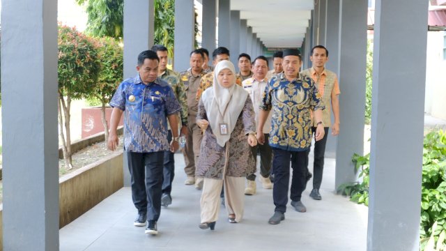 Kunjungan PJ Bupati Jeneponto ke RS Lanto Dg Pasewang. Foto: harian.news/aswin