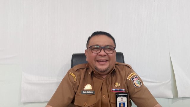 Plt Kepala Dinas Pengendalian Penduduk dan Keluarga Berencana ( DPPKB ) Kota Makassar, Syahruddin. 