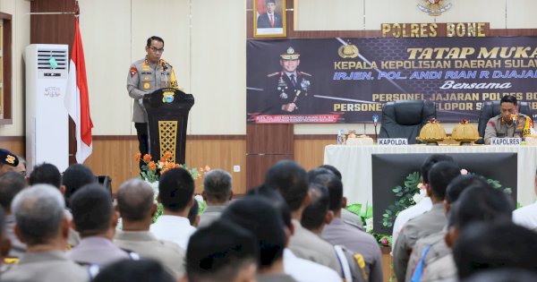 Kapolda: Tingkat Kriminalitas di Bone Cenderung Menurun