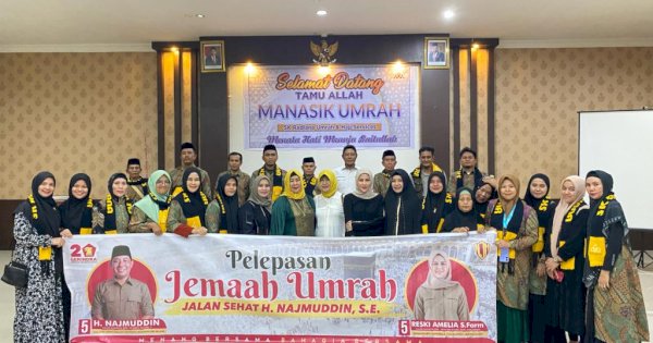 NJM Lepas 22 Jamaah Umrah, Pemenang Jalan Santai 29 Oktober Lalu
