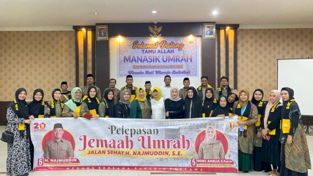 NJM Lepas 22 Jamaah Umrah, Pemenang Jalan Santai 29 Oktober Lalu
