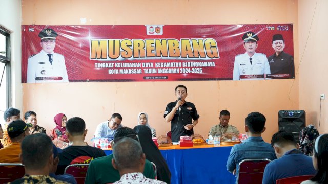 Musrenbang di Kelurahan Daya Dibuka Camat Biringkanayya Juliaman