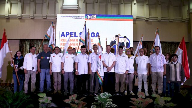 Pimpin Apel Siaga Relawan Saksi Timnas AMIN, Tamsil Linrung: Kita akan Siapkan Saksi di TPS dan Buat Dapur Umum