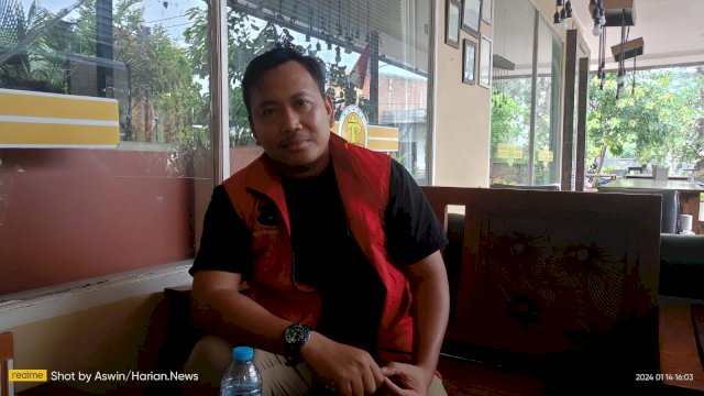 Edy Supriadi Budiman Ketua Tim pemenangan Ridwan Andi Wittiri (ARW). (Foto: Aswin/HN).