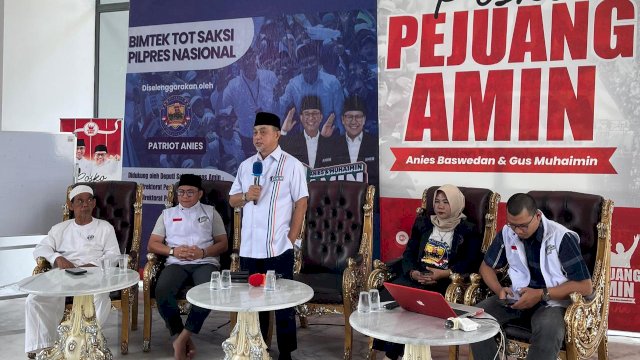 Jelang Pencoblosan, Timnas AMIN Tamsil Linrung Terjunkan Relawan Saksi di TPS dan Bangun Dapur Umum