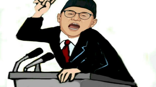 Karikatur Cawapres Cak Imin (Dodi/harian.news)