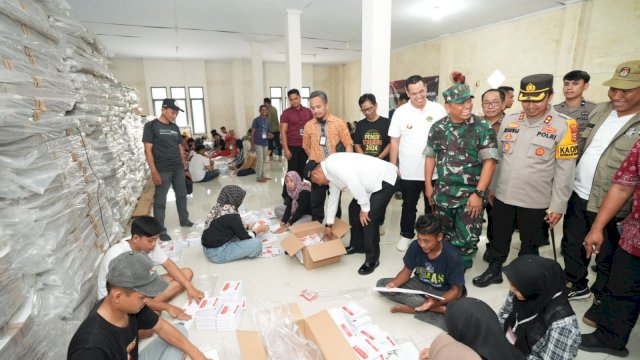 logistik pemilu di Kabupaten Pangkep, Sulsel. Foto: dok