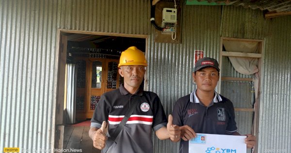 YBM PLN Jeneponto Salurkan Bantuan KWH Listrik Gratis di Kelurahan Manjangloe