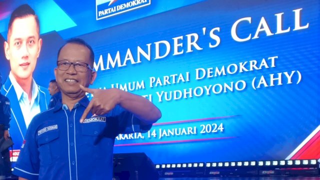 Ketua DPC Partai Demokrat Luwu Utara, Triyono Kusnan. Foto: harian.news/hamsul 