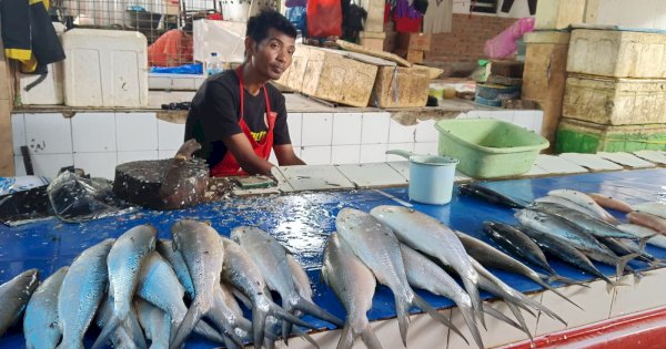 Cuaca Ekstrem, Harga Ikan di Pasar Pa’baeng-baeng Meroket