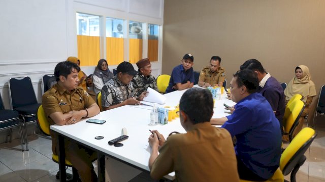 Diskominfo Makassar menerima kunjungan Komisi 1 DPRD Kabupaten Bone. Foto: dok