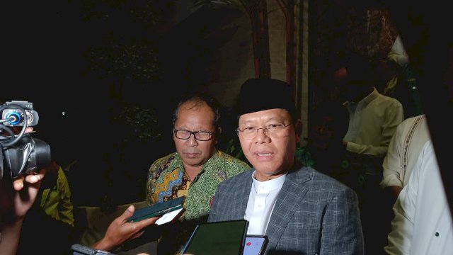 Plt Ketua Umum PPP Mardiono di kediaman Wali Kota Makassar. Foto: harian.news/sinta