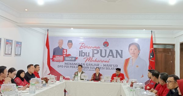 Bertemu Kader di TPD Ganjar-Mahfud Sulsel, Puan Arahkan Strategi ‘Ketuk Hati Rakyat’