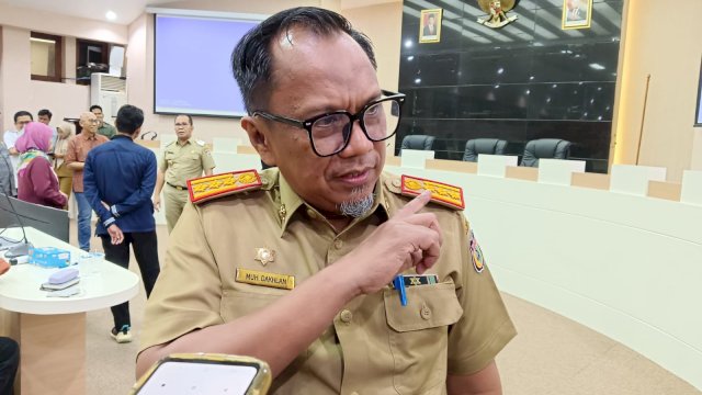 Kepala Badan Pengelolaan Keuangan dan Aset Daerah (BPKAD) Makassar, Muh Dakhlan. Foto: harian.news/sinta