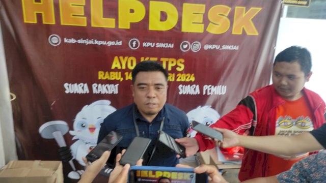 Ketua KPUD Sinjai, Andi Rusmin. Foto: harian.nes/bagoes