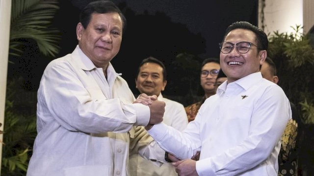 Momen Prabowo dan Cak Imin bersama. Foto: ist