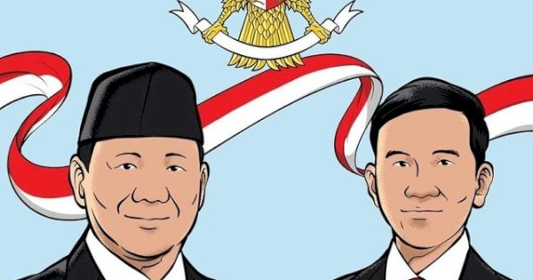 Unggul di Quick Count, Prabowo-Gibran Kompak Posting Gambar dengan Latar Garuda