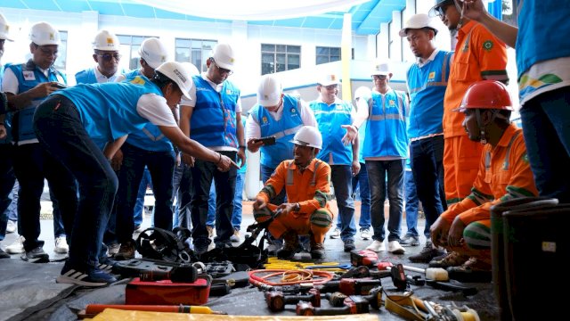 PT PLN (Persero) UID Sulselrabar mengelar Inspection Day, Memperingati Bulan K3 tahun 2024. Foto: dok