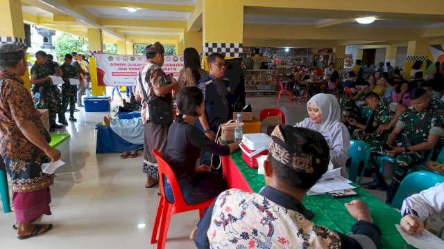 Sambut Hari Nyepi, DPP Peradah Gandeng PMI Makassar Gelar Donor Darah