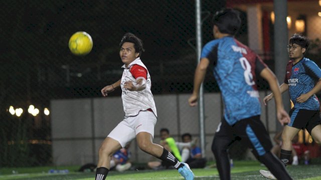 Astra Internasional saat menggelar fun mini soccer di Hari jadi ke 67, di Jalan A.P Pettarani, yang diikuti seluruh Astra Grup se kota Makassar dan Jurnalis, Selasa, (20/2).