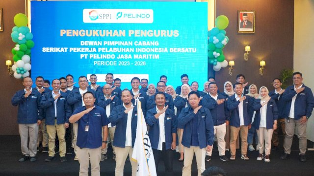 Pelantikan dan Pengukuhan Pengurus DPC SPPI Bersatu PT Pelindo Jasa Maritim, Berikut Susunan Pengurusnya