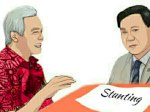 Prabowo Subianto Debat Soal Stunting dengan Ganjar Pranowo