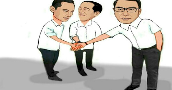 AHY Bertemu Moeldoko di Istana