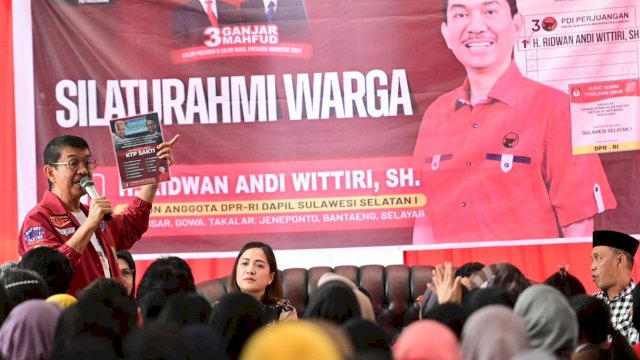 ARW saat silaturahmi bersama warga di kelurahan nipa-nipa Foto: dok