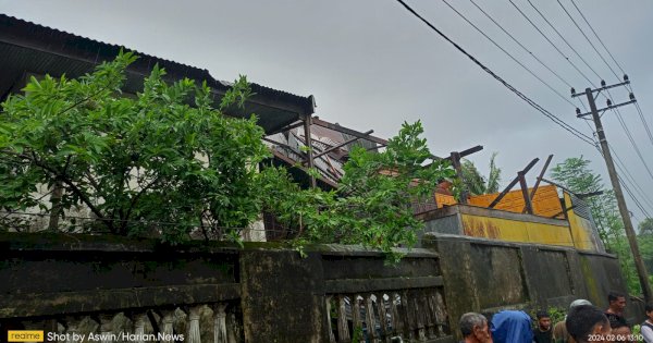 7 Rumah di Jeneponto Rusak Diterjang Angin Puting Beliung