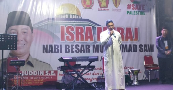 Gelar Peringatan Isra’ Mi’raj, Caleg NJM Ingatkan Masyarakat Perbanyak Doa di Masa Tenang