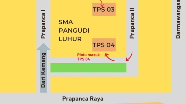 Besok JK Nyoblos di TPS 03, SMA Pangudi Luhur Kebayoran Baru