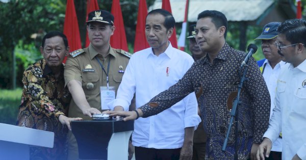 Hadir di Kota Daeng, Jokowi Dipadatkan Peresmian
