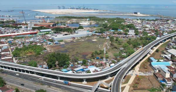 Diklaim Terbesar di KTI, ini Detail Akses Jalan Tol MNP Menuju Pelabuhan yang Diresmikan Jokowi