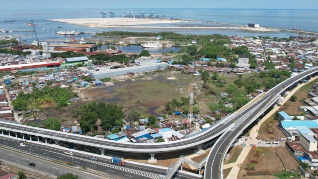 View Tol MNP menuju pelabuhan. Foto: dok PUPR
