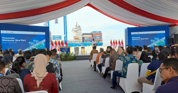 Resmikan MNP, Jokowi Sebut Pelabuhan Terbesar Kedua setelah Tanjung Priuk